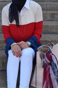 A Day In The Lalz - Patriotic Strips; Fashion; Modesty; Fashion Blog; Fourth of July
