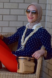 A Day In The Lalz - Patriotic Strips; Fashion; Modesty; Fashion Blog; Fourth of July