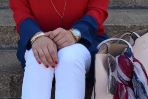 A Day In The Lalz - Patriotic Strips; Fashion; Modesty; Fashion Blog; Fourth of July