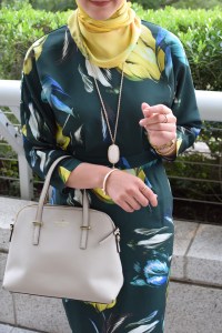 A Day In The Lalz; Tulip Dress; ASOS; Fashion; Modesty; Fashion Blog; Hijab; Kendra Scott; Kate Spade