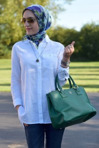 A Day In The Lalz; J. Crew; Summer; White Tee; Modesty; Fashion; Hijab
