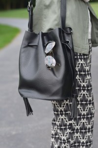 A Day In The Lalz; Transitioning To Fall Fashion; Fashion Blog; Modesty; Anthro; Green Vest; Tribal Pants; Cognac Accessories; Pre-Fall