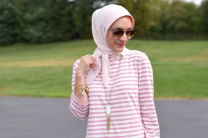 A Day In The Lalz; Fashion Blog; Style; Modesty; Pink Stripes; J. Crew; Summer Fashion; Kendra Scott; Blush Tote
