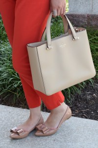 A Day In The Lalz; Fashion; Style; Modesty; Summer Red; Color Pants; J. Crew; Banana Republic; Kate Spade; Haute Hijab