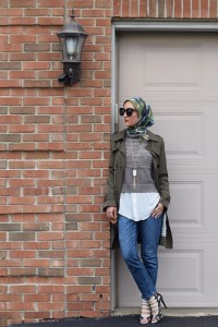 A Day In The Lalz; Fashion Blog; Fall Trends; Fashion Style; Fashion Trends; Fall Fashion; Olive Trench Coat; Boyfriend Jeans; Karen Walker Super Duper; Sweater; Kendra Scott Necklace