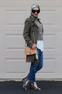 A Day In The Lalz; Fashion Blog; Fall Trends; Fashion Style; Fashion Trends; Fall Fashion; Olive Trench Coat; Boyfriend Jeans; Karen Walker Super Duper; Sweater; Kendra Scott Necklace