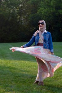 A Day In The Lalz; Fashion Blog; Chicwish Spring Scenery Floral Maxi Dress; Denim Jacket; Fashion; Modesty; Fashion Blog; Fall Beauty; Fall Trends; Fashion Style; Fashion Trends; Fall Fashion; Summer to Fall Floral; Midi Dress