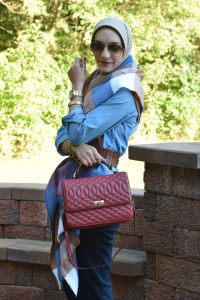 A Day In The Lalz; Blanket Scarf; ASOS Oversized Scarf; Fall Fashion; J. Crew Edie Purse; Flare Jeans; Hijab Fashion; Modesty; Fashion Blog; Style