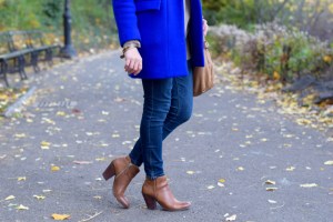 A Day In The Lalz; Stroll in Central Park; NYC; Fashion Blogger; Hijab; Modest Fashion; Street style NYC; Fall in NYC Fashion; J. Crew Coat; Cobalt Blue Coat; 