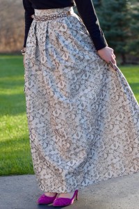 A Day In The Lalz; Holiday Party Look; Veilure Cotoure; Modest Fashion; Hijab Fashion; Fashion Blogger; Ball Gown Skirt; Holiday Outfit Ideas; Gold and Black