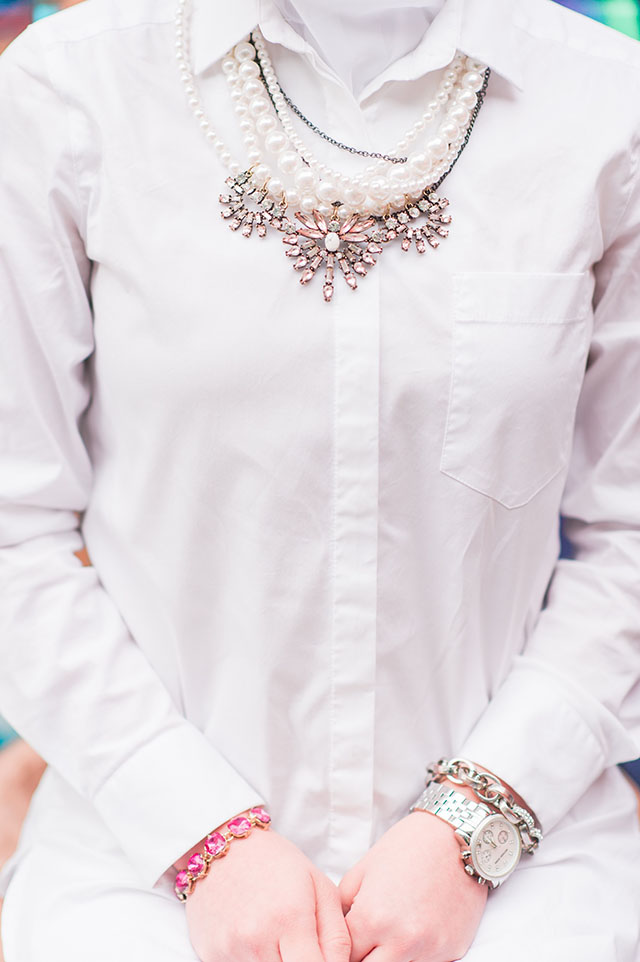 Baublebar Pearl Bennet Bib Necklace