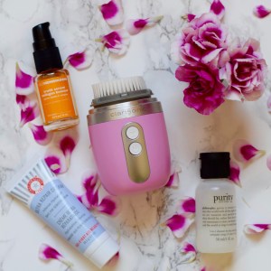 Morning skincare routine-clarisonic