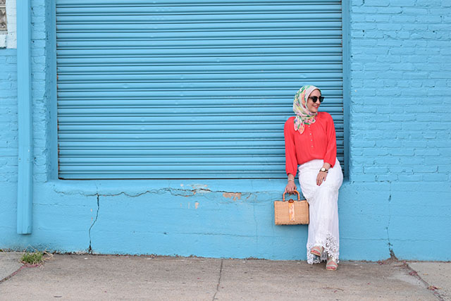 Summer Style-Free People-Audrey Picnic Basket-Baltimore-White Maxi Skirt-Modest Fashion-Hijabi Blogger