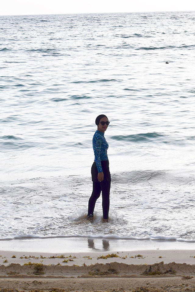 Modest Swimwear-Hijabi Swimsuit-Rash Guard-Coolibar-Dominican Republic-Modest Swimming-Modest Fashion