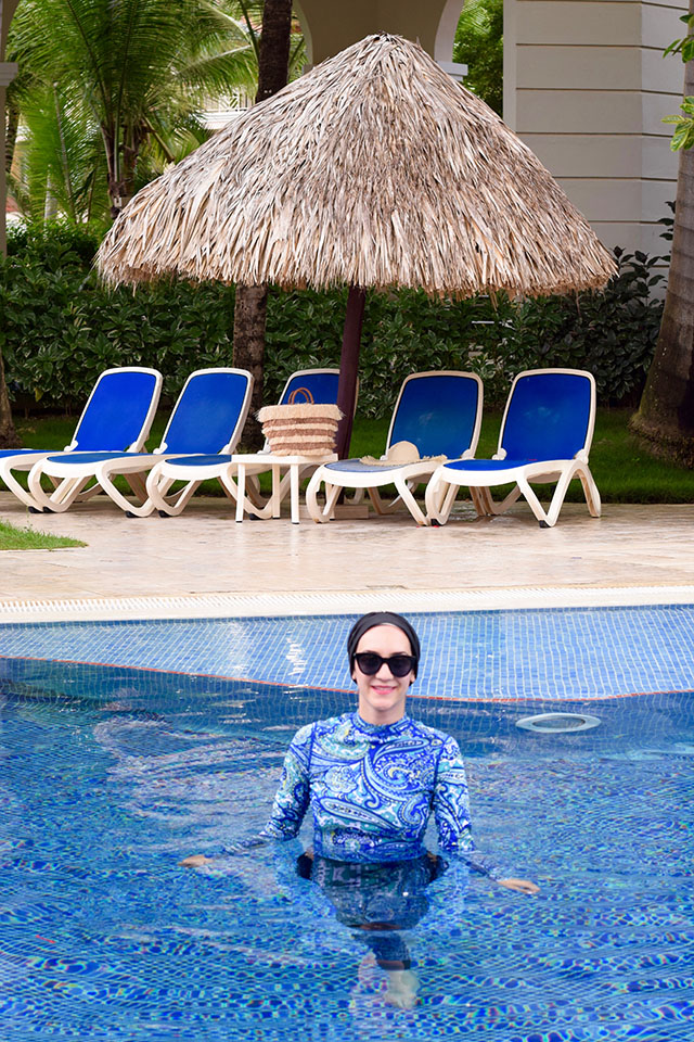 Modest Swimwear-Hijabi Swimsuit-Rash Guard-Coolibar-Dominican Republic-Modest Swimming-Modest Fashion
