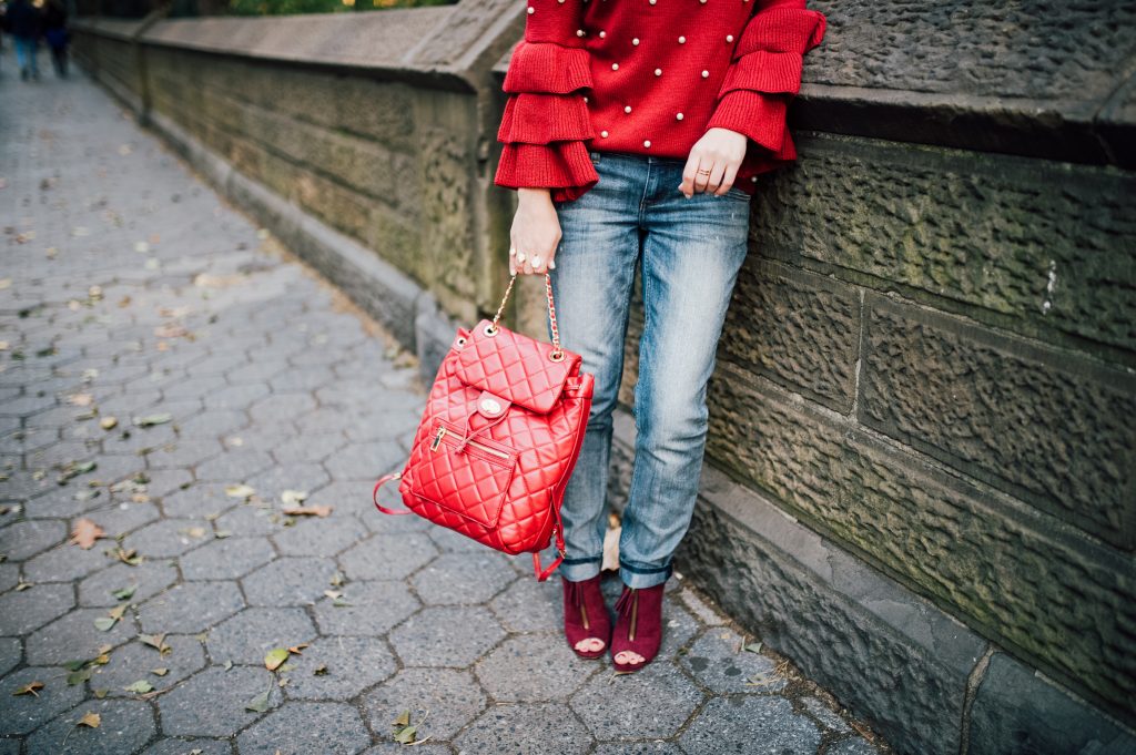 Bordeaux Pearl Sweater