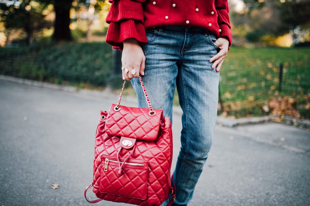 Bordeaux Pearl Sweater