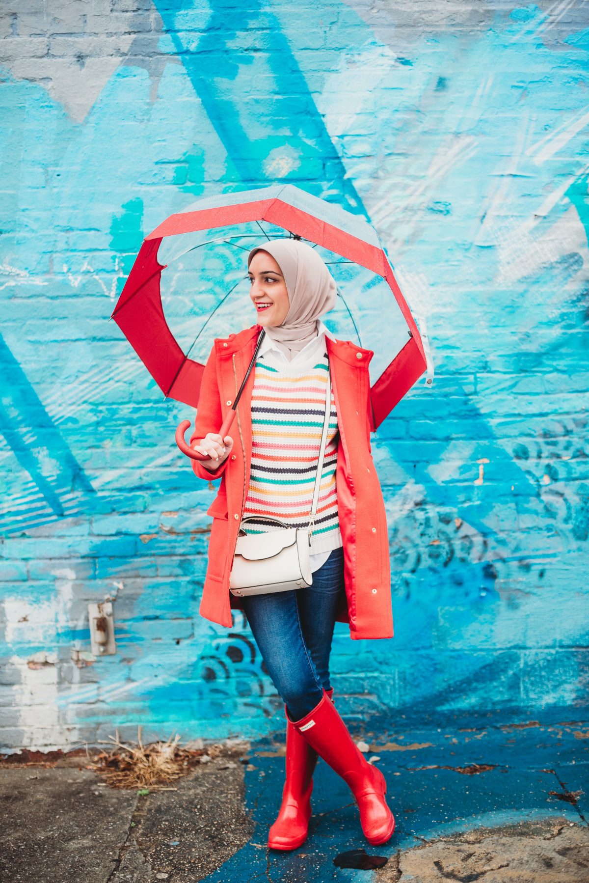 Rainy Day, Blogger Style, Hunter Boots, A Day In The Lalz, Baltimore