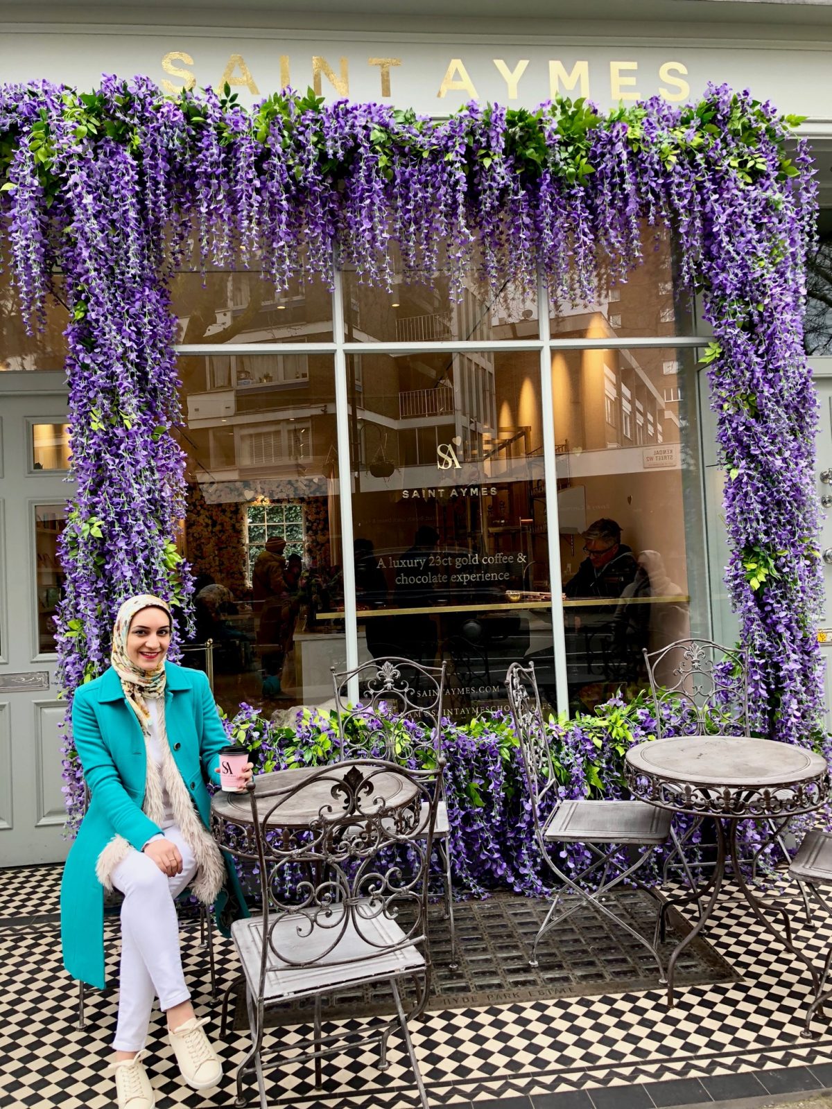 Travel Blog, Instagrammable Cafes in London, A Day In The Lalz, Saint Aymes