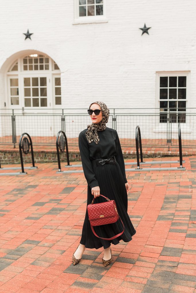 Little Black Dress-LBD-Valentine's Day Outfit-Hijab Fashion-Modest Fashion