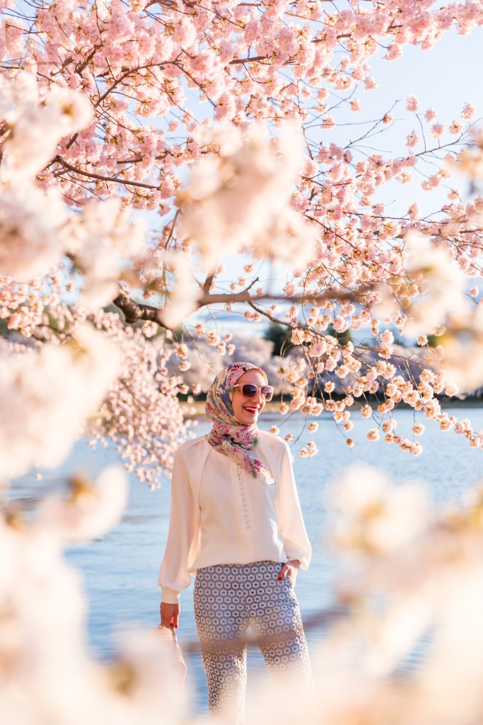 DC-Cherry Blossoms-Tidal Basin-Hijabi Fashion-Lalz