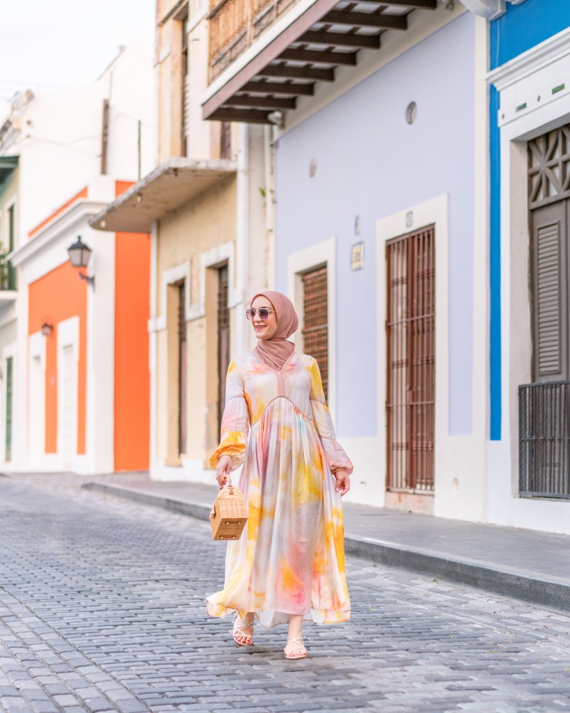San Juan-Puerto Rico-Midi Dress-Hijab Fashion-Maxi
