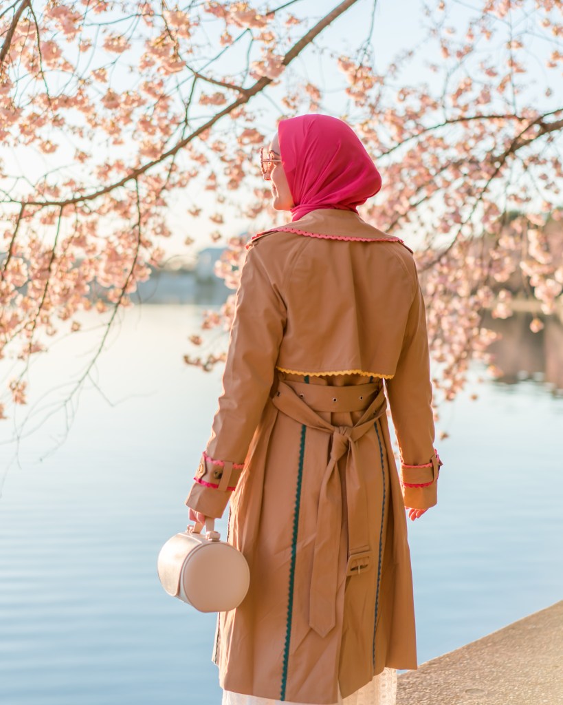 Tidal Basin-DC-Cherry Blossom-Pink Spring Outfits 