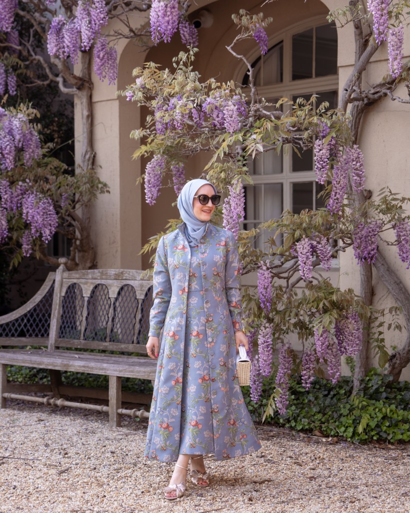 wisteria season DC, Georgetown wisteria, Tuckernuck outfit, DC spring style, Washington DC blooms, spring fashion blog, A Day In The Lalz